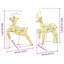 vidaXL LED Reindeers with 40 LEDs PET-2098922056