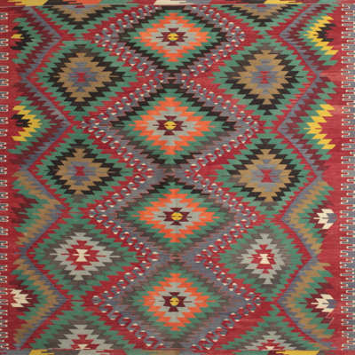 Tapis rouge à motif sud-ouest