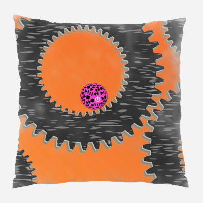 Coussin décoratif arrière-plan
