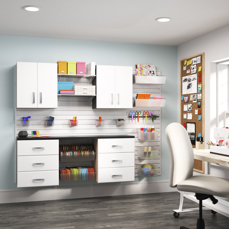 Deluxe 4 Piece Storage System, White