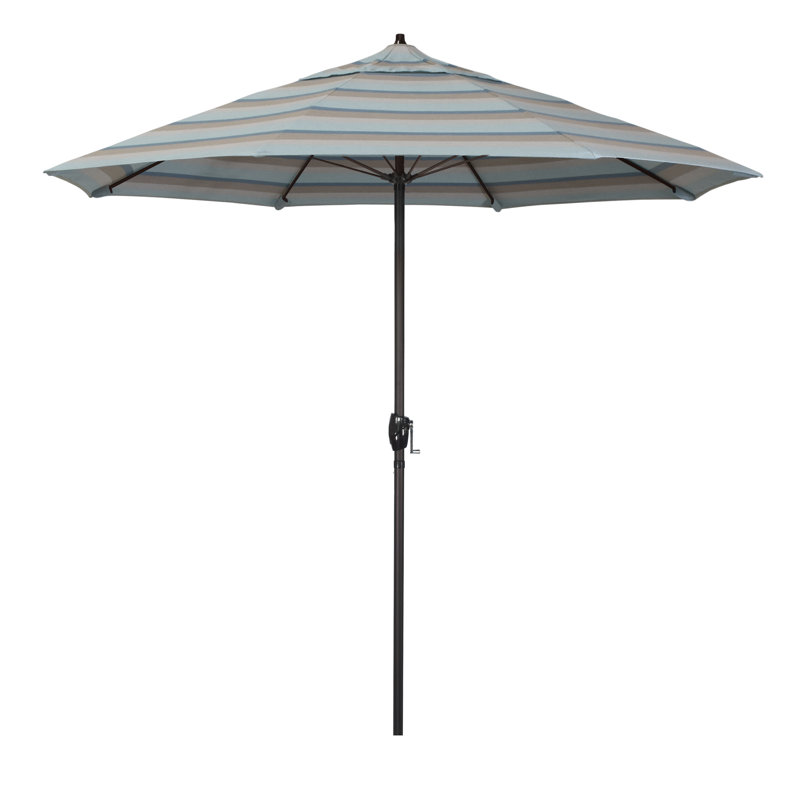 Parasol de marché 9 pi Deshaun, Sunbrella® brume Gateway