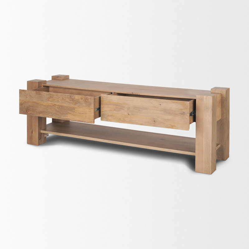 Console en bois massif Wynda