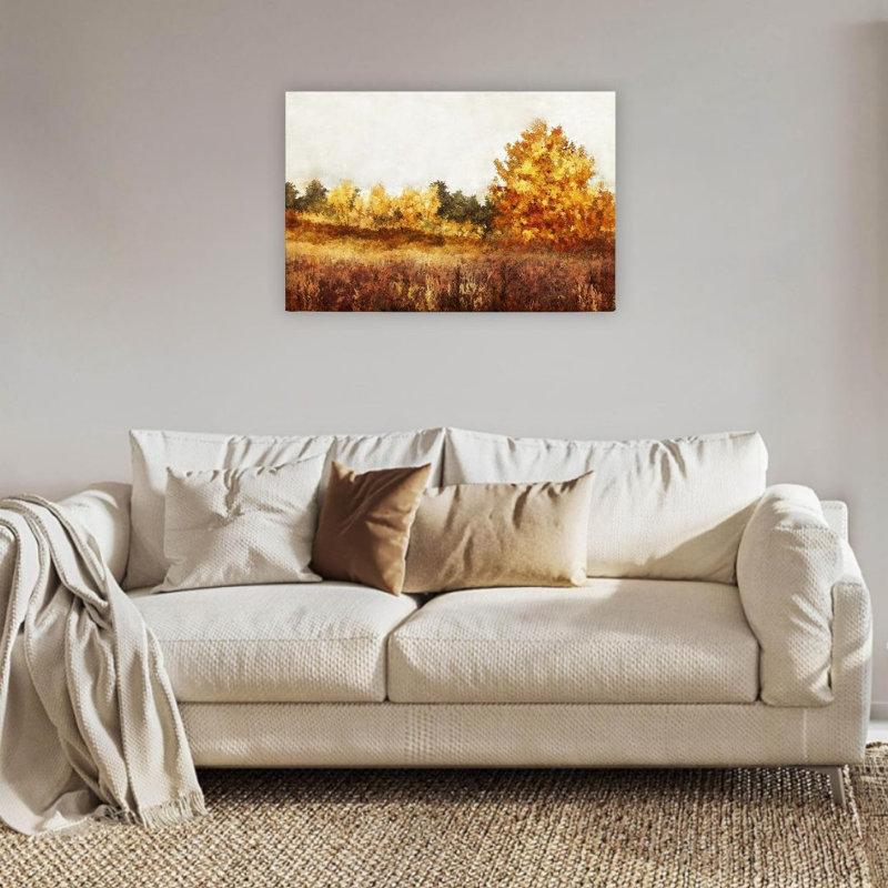 Art rustique rétro d'automne, maison de campagne rustique, 30 x 20