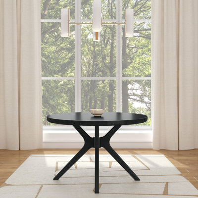 Muhsina Cross Leg Round Dining Table (47in x 47in / 1194mm x 1194mm)
