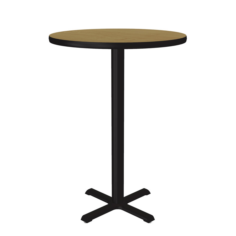 30'' L Round Breakroom Table, 42"H x 30"W x 30"D