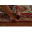 Tapis unique en laine ivoire 11 pi 8 po x 14 pi 3 po Avant 1900