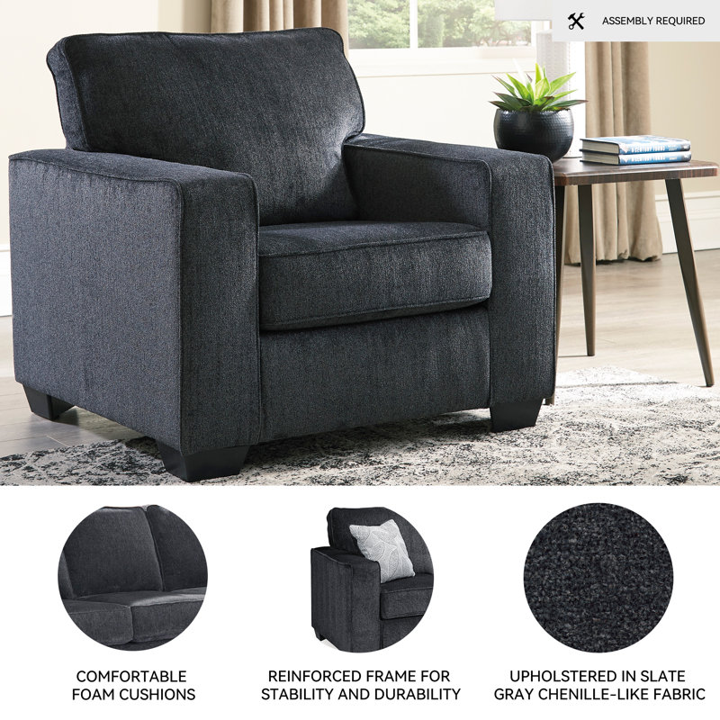 Fauteuil en polyester de 38 po de largeur New England