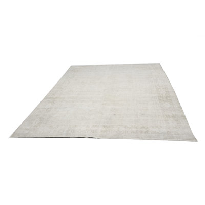 Tapis unique beige de 9 pi 8 po x 12 pi 4 po Kulp