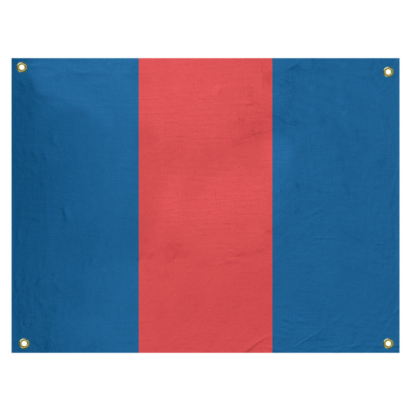 Tapisserie de polyester Baltimore, H 26 po x l 36 po x P 1 po, Rouge / bleu Dodger / blanc, Los Angeles