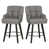 Mid Gray Seat/ Black Frame