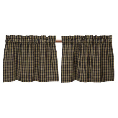 Gingham Tailored Window Valance