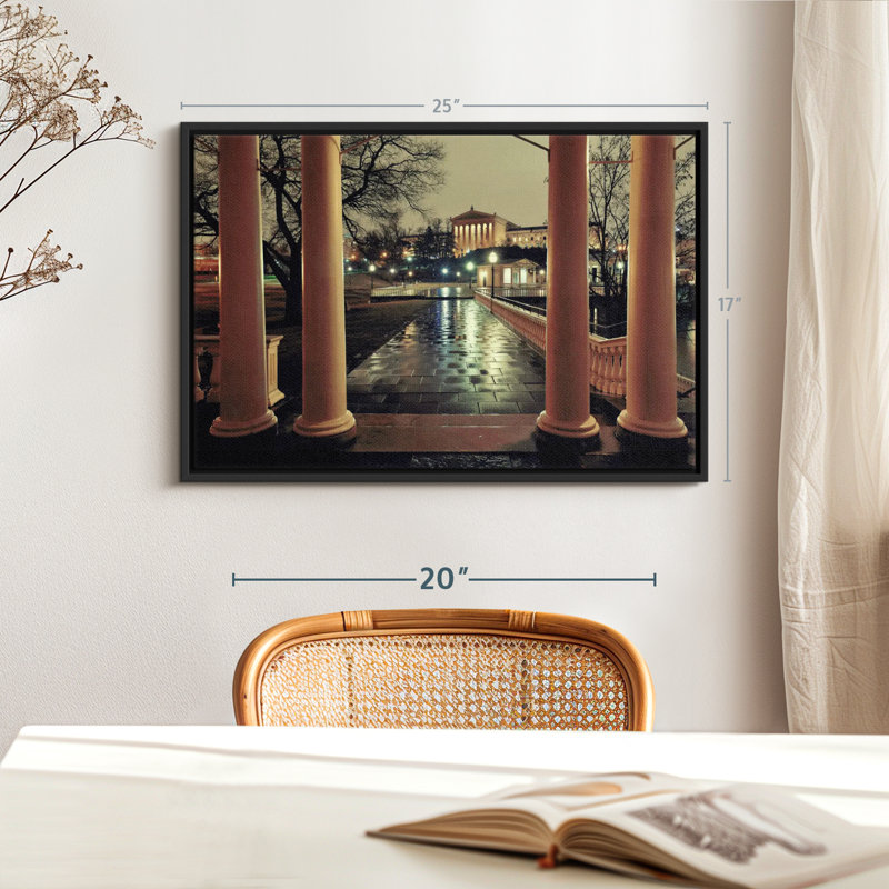 Places "Philadelphia Art Museum Wall Art", H 17 po x l 25 po