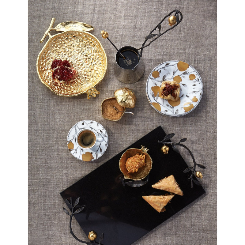 Pomegranate 17.25" L Cheese Board with Knife