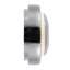Pebble 8-in Silver dimmable LED Wall Sconce-127753473