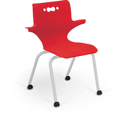 Hierarchy Stacking Classroom Chair with Wheels