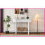 Table basse de style rétro avec panneau de fibres à densité moyenne et amp; Placage de pin - peu encombrant pour le salon / l'entrée, facile à nettoyer-795775212