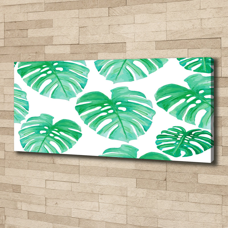 Monstera - No Frame Print on Canvas