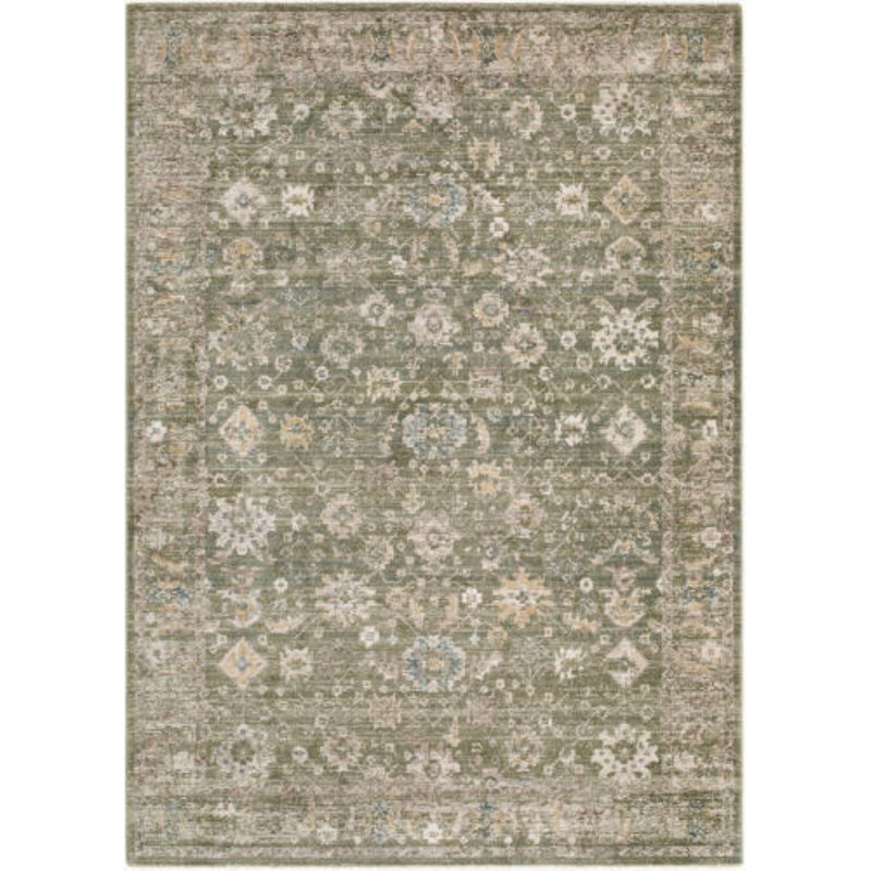 Fifth Avenue Area Rug, Green/Tan/Brown/Gray/Ivory, Rectangle 8'10" x 12'2"