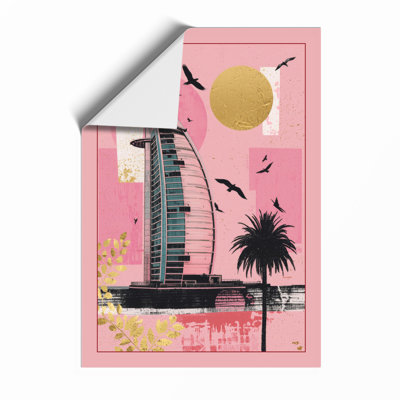 Urban Waterfront Dream Modern - Framed Print