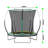 YC 8FT Springfree no Gap Trampoline- Green