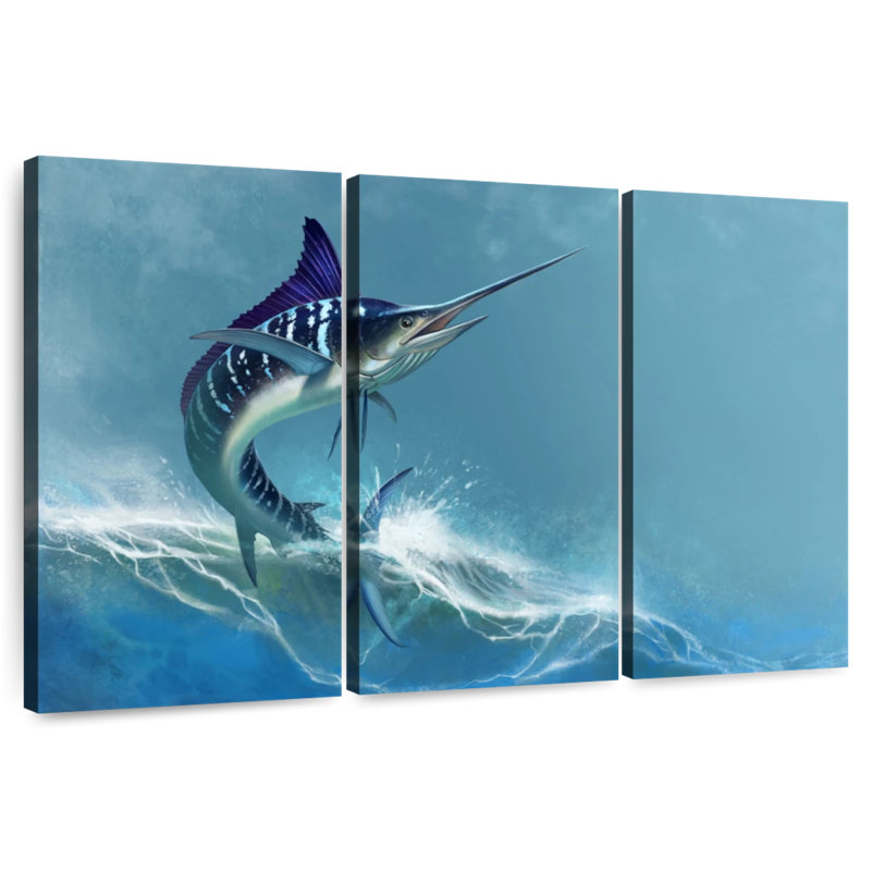 Brampt Marlin Jump, 32" H x 50" W