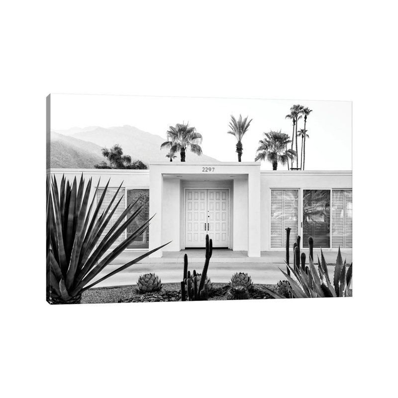 Palm Springs White House by Philippe Hugonnard - Wrapped Canvas Print, 66.04 cm H x 45.72 cm W x 3.175 cm D