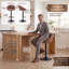 Thornbury Swivel Upholstered Adjustable Height Bar Stool-203942177