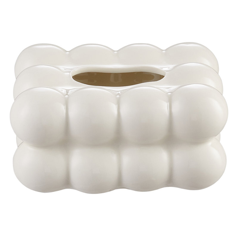 Ceramic Bathroom Accessory, Milk White