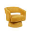 Upholstered Textured Weave Swivel Armchair -1094488738