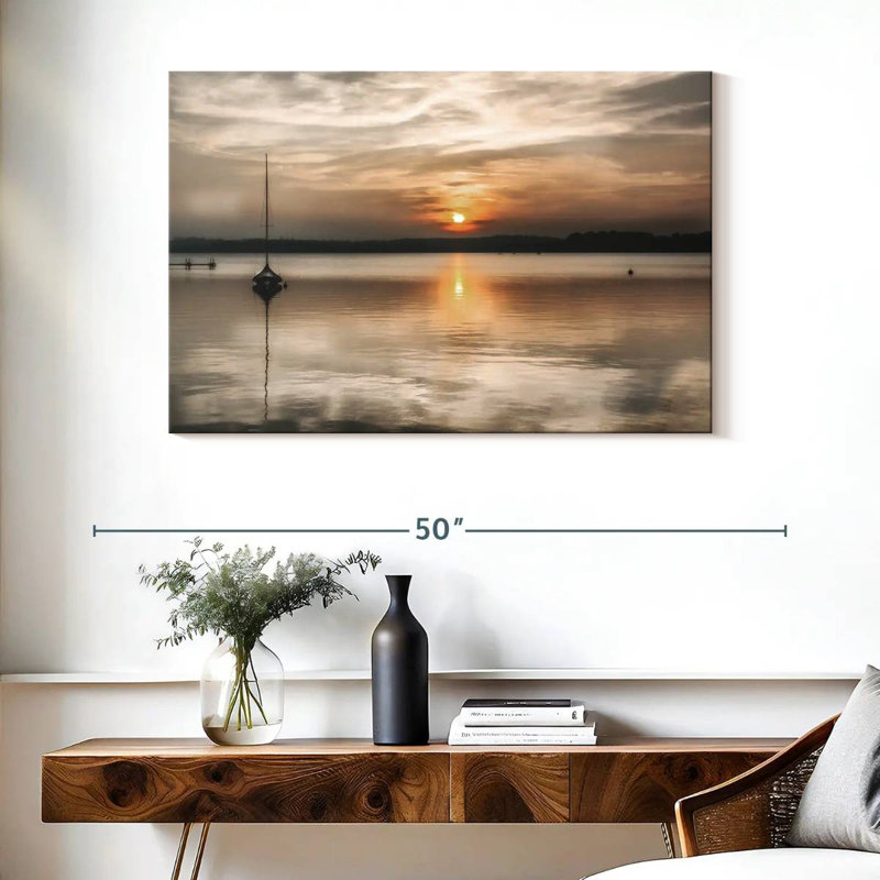 Coucher de soleil doux Alvord, H 26 po x l 39 po