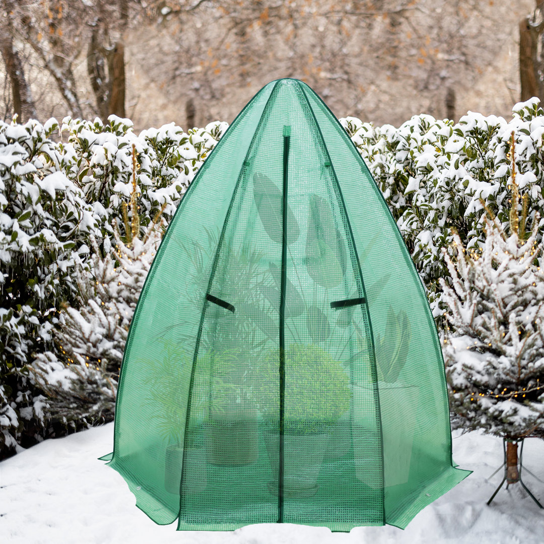 63'' W x 63'' D Mini Hexagon Greenhouse With PE Cover EAGLE PEAK