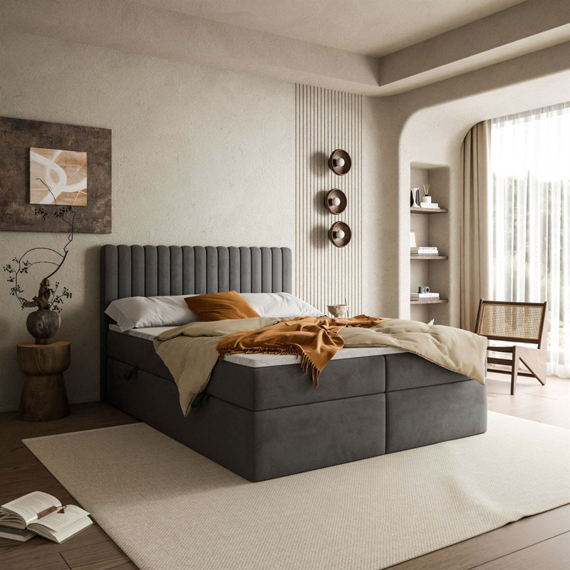 Bed Hendrick, 156 x 200cm, Jasmine 96