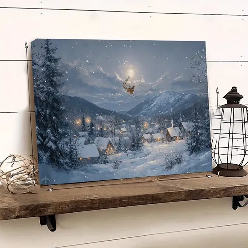 1 Piece Wrapped Canvas Wall Art, 40cm H x 30cm W