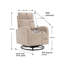 Chaise berçante confortable avec des matériaux de qualité supérieure pour la détente