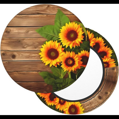 Housse pour tabouret de bar Autumn Sunflowers