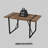 Industrial Rectangular Dining Table-1349243919