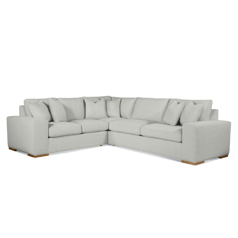 Memphis Sectional, Beige Sugar Performance; 0863-93, Left Hand Facing, Honey