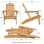 Bennir Fir Foldable Outdoor Adirondack Set-1607194014