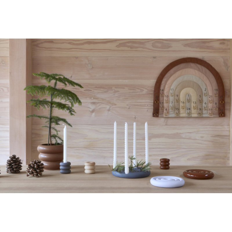 Savi Candlestick, Nutmeg