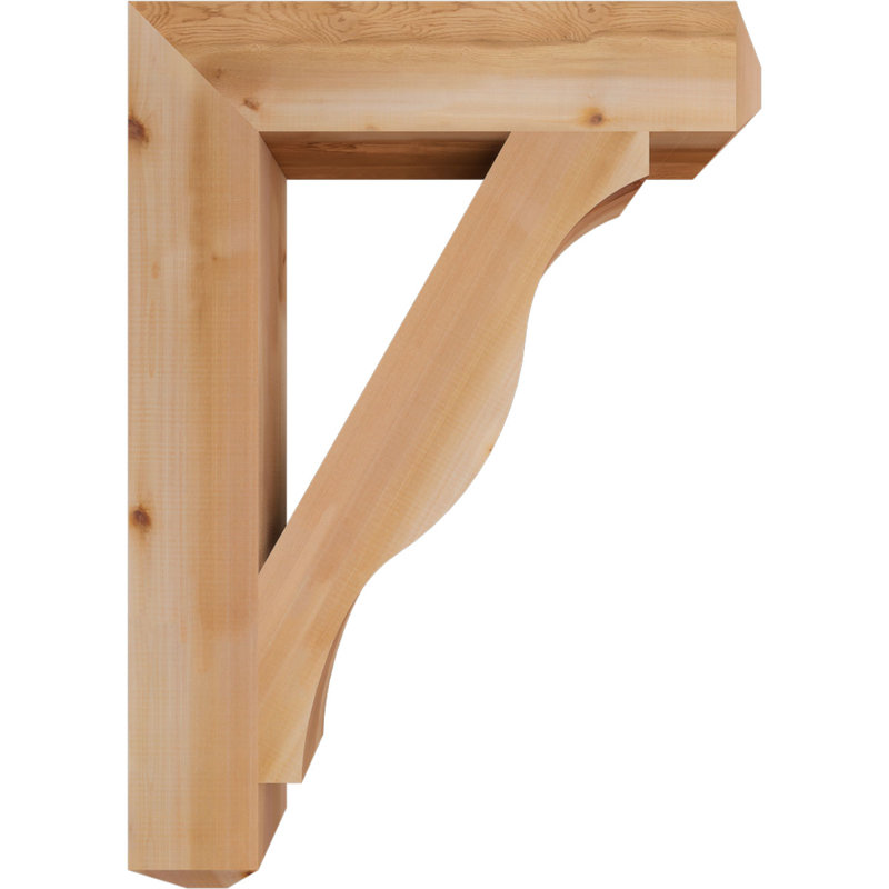 Support pour artisan Funston, Lisse, Cèdre rouge, H 42 po x l 5,5 po x P 30 po