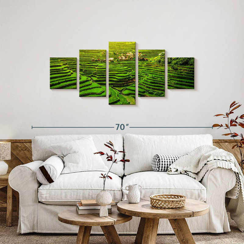 Alvord Historic Ifugao Rice Terraces, 24" H x 55" W