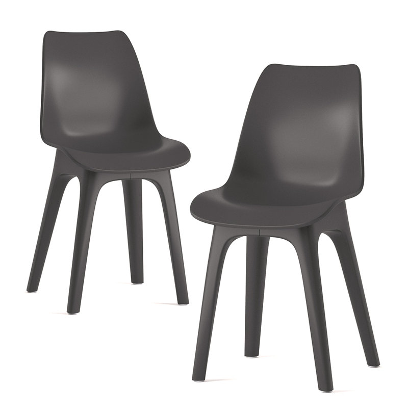 Foreston Patio Dining Side Chair with Cushion