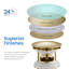 Drain escamotable de lavabo de salle de bain l 2,63 po avec trop-plein-47590378
