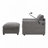 Chenille Armchair With Ottoman-541482967
