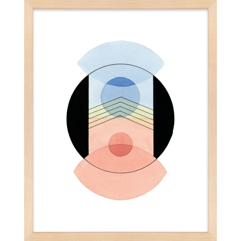 Acceptance Print by Allison Rietta, Brown Framed, 38" H x 30" W x 1.25" D