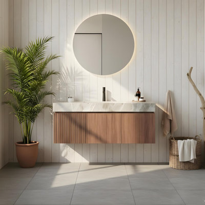 Meuble-lavabo 48 po avec tiroirs et lavabo