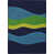 Bleu/Bleu marine/Jaune/Vert