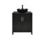 Meuble-lavabo simple 30 po avec lavabo moderne autoportant-1193436484