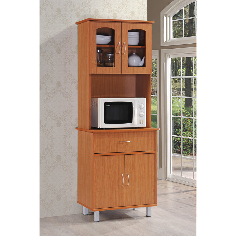 Humphreys 68.3'' Kitchen Pantry, Cherry