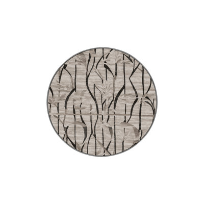Machine Washable Gray Area Rug